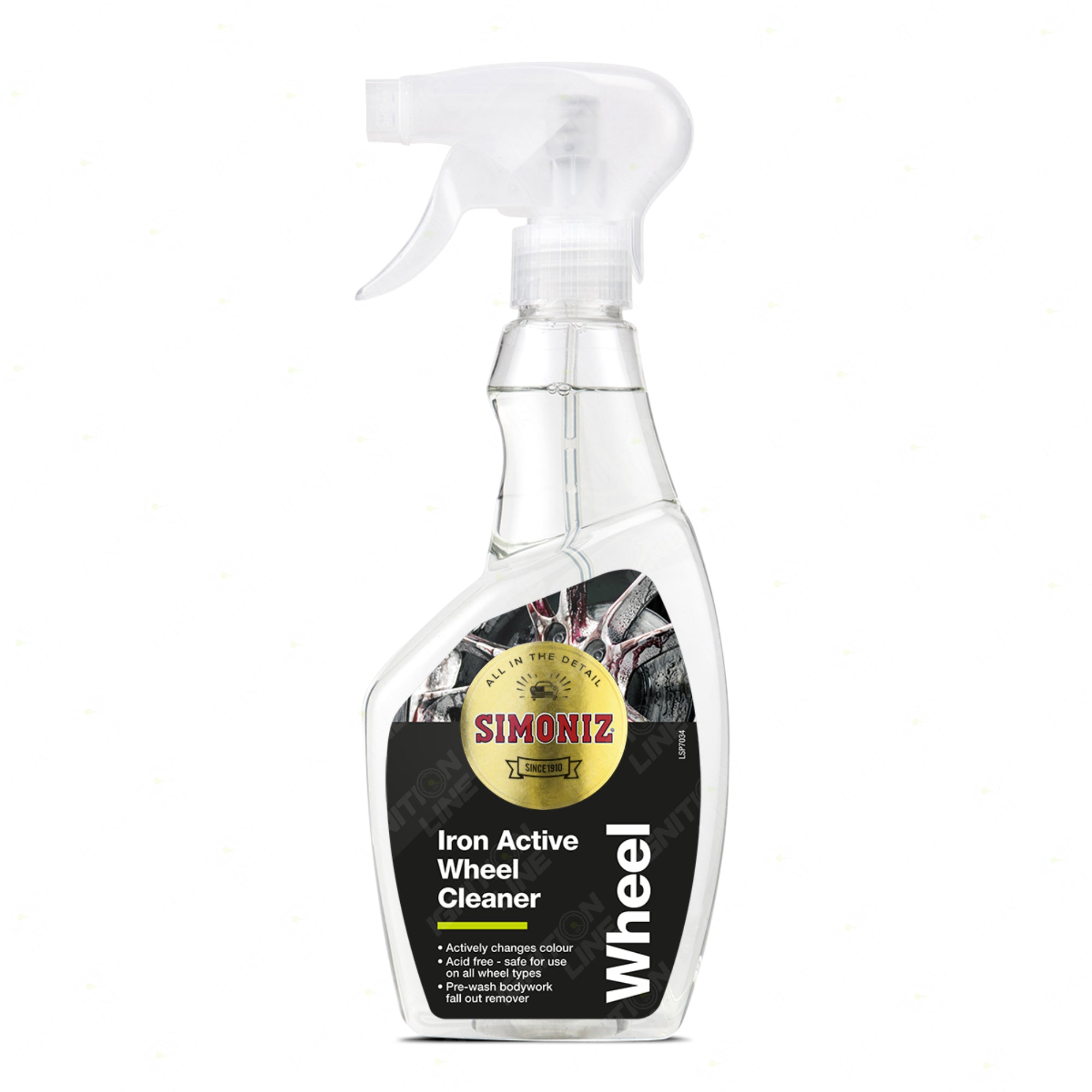 Simoniz Iron Active Alloy Wheel Cleaner Fall Out Remover Spray 500ml